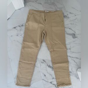 Anne Klein Women’s jeans pants skinny ankle beige size 16